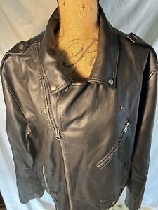 Levi’s Men’s Leather jacket Black XXL. Preowned Good Condition