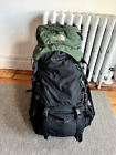The North Face Stamina Hiking Backpacking Backpack M/M Green Black 70L Liter
