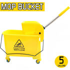 Heavy Duty 20 L Mop Bucket and Wringer Yellow Cleaning Mopping Commercial