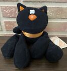 New ListingVintage Hallmark Black Cat Hocus Pocus Halloween Plush Beanie 1986 With Tags
