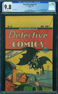 Detective Comics #27 CGC 9.8 1984 1st Batman! Oreo Reprint! WHITE P10 318 cm