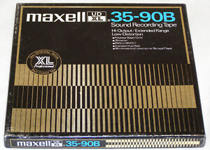 Maxell UD/XL 35-90B Back Coated Sound Recording Tape (1800ft) High Output