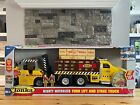 Tonka Mighty Motorized Forklift And Stake Truck In Box 2006 includes DVD.