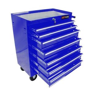 Rolling Tool Chest w/ 7-Drawers Tool Box Tool Cart Mechanic Tool Storage Cabinet