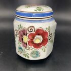 Vintage Delft Polychrome 4” Tall Container With Lid