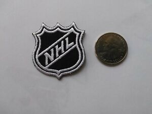 NHL LOGO SHIELD SMALL JERSEY CAP JACKET VEST SHIRT HOODIE COLLAR HOCKEY PATCH