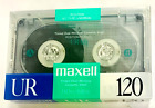 MAXELL UR 120 Min Blank Audio Cassette Tape Normal Bias - New Sealed (1)