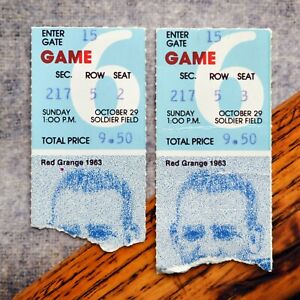 New ListingTWO 1978 Chicago Bears Game Used Ticket Stubs. Detroit Lions. Walter Payton. NFL