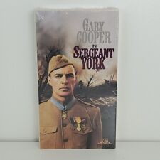 Gary Cooper in Sergeant York 1990 VHS New Sealed