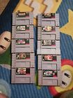 Snes Game Lot Of 10..
