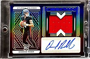 New Listing2022 Panini Obsidian Desmond Ridder Rookie Patch Auto /175 Falcons RC RPA