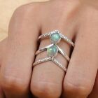 Opal Gemstone 925 Sterling Silver Handmade Statement Woman Ring All Size R564