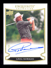 2021 SP Authentic Golf Exquisite Collection Auto 11/25 Greg Norman #E-GN