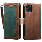 Leather Wallet Flip Case For iPhone 15 14 13 12 11 Pro Max XR XS Max 7 8 Cover