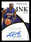 2014-15 Panini Immaculate Collection Karl Malone INK /49 Auto Lakers ES5245