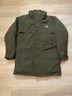 The North Face 550 Hyvent Dark Green Parka Jacket Boys L 14-16 Goose Down Puffer