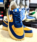 Nike Air Force 1 Low Undefeated 5 On It Blue Yellow Croc DM8462-400 Sz 9.5