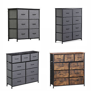 Dressers for Bedroom Fabric Double Dresser Storage Chest Tower 6/8/9 Drawers
