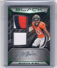 2023 PANINI BLACK GREEN FOIL DUAL PATCH ROOKIE AUTO MARVIN MIMS 1/25 BRONCOS