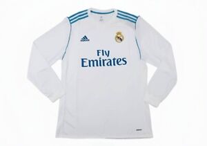 Real Madrid 17-18 Ronaldo #7 Home Long Sleeve Player Version Jersey