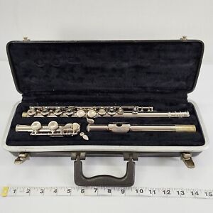 New ListingVintage 1960s Selmer Bundy Flute with hard case S/N 440093 Indiana USA made