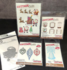 CottageCutz Cutting Dies Lot of 5 Christmas Scrapbooking Card Making Crafts
