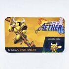 Rivals of Aether Golden Shovel Knight Gold Skin DLC Code Steam PC Content Card
