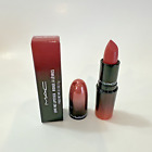 NIB MAC Cosmetics Love Me Lipstick in Under The Covers 405 NEW Full Size Boxed