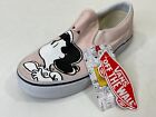 *LEFT SHOE ONLY* Sample VANS Peanuts Kid's Size 1.0 Lucy Snoopy Pink 721356 NWT