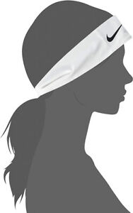 NEW Nike Dry Head Tie White And Black One Size Bandana Headband Unisex