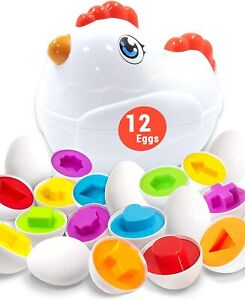 Toddler Chicken Easter Eggs Toys for Ages 1-3, 2-4, 3-5, Easter...