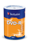 100 VERBATIM 16X DVD DVD-R 4.7GB Branded/ Logo Media Disc 96525