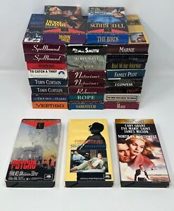 Alfred Hitchcock VHS Tapes Build Your Own Lot! Pick & Choose Your Favorite Movie