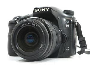 Sony Alpha a68 24.2MP Digital SLR Camera with 18-55mm Lens - Free Shipping