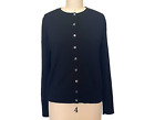 Banana Republic  Size Medium Black Button Up Long Sleeve Cardigan  Wool Sweater