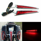 For Victory Cross Country Roads 2x Saber Tooth Rear Saddlebag Side LED Lights (For: 2013 Victory Cross Country Tour)