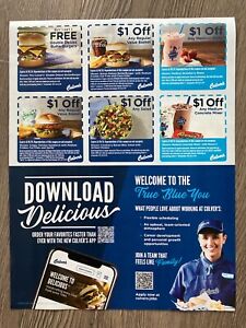 (6) Culver’s Food, Drink, Dessert & Combo Coupons Exp. 6/10/24