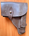 Vintage Soviet Union military leather holster for a pistol made in the USSR
