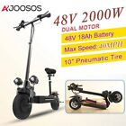 2000W 40Mph with 10'' Tire Electric Scooter with Dual Shock Absorbers for Adult