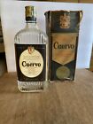 Rare Vintage Jose Cuervo Centenario Tequila Bottle & Box Ribbed Design