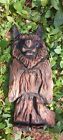 New ListingChainsaw Carving Wolf Werewolf 2D Wall Hanger Wood Carving Rustic Art 15