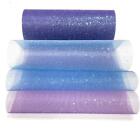 Rainbow Glitter Tulle Rolls, Decorative Tulle Fabric Roll 6
