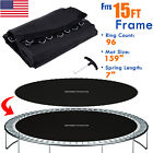 15FT Trampoline Jumping Mat 96 Rings Replacement Mat Fit 7