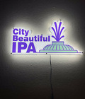 Orange Blossom Brewery FL City Beautiful IPA Lighted Beer Sign Orlando, FL
