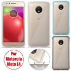 Motorola Moto E4 Case Bumper Transparent Slim Cover with Air Cushion Protection