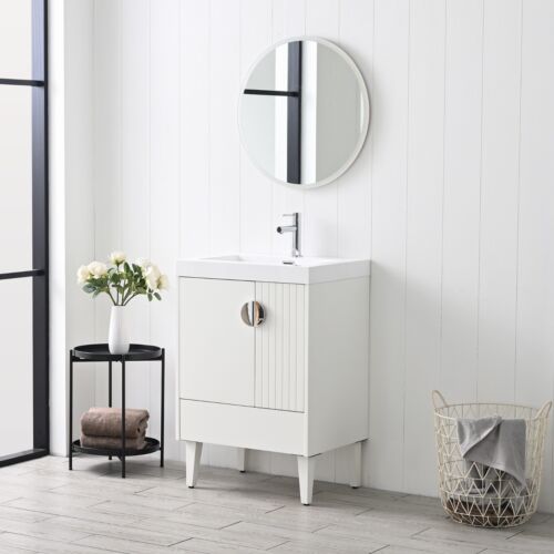 Freestanding Bathroom Vanity with Sink, Wood Bathroom Vanity Cabinet