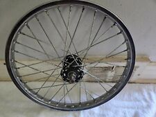 OLD SCHOOL BMX STEEL FEMCO RIMS SHIMANO HUB DATED 1977 SPINS STRAIGHT AND TRUE