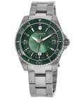 New Victorinox Swiss Army Maverick Large Green Dial Steel Men's Watch 241934