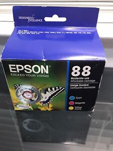 Genuine Epson 88 Color - M/C/Y - 3 pk