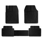 Trimmable Floor Mats Liner All Weather for Ford Flex 3D Black Waterproof 4Pcs (For: 2011 Ford Flex Limited 3.5L)